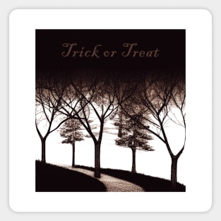 Trick or Treat Spooky Trees Magnet